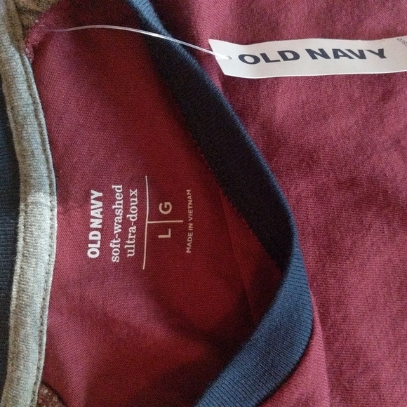 Old Navy Baseball Shirt L - Picture 2 of 3